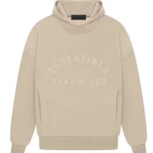 Essentials Beige Hoodie NWT
